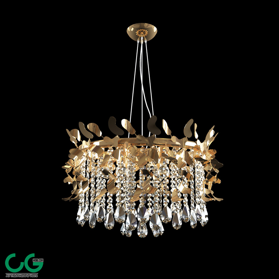 Chandelier pendant Crystal Lux Romeo SP6 GOLD